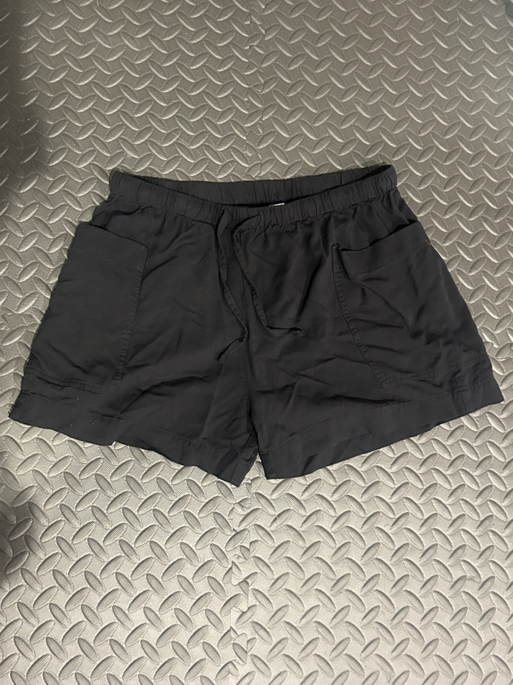 Old Navy Black Elastic-Waist Athletic Shorts with Drawstring